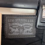 Levi's Levi’s 721 solid black distressed high rise skinny jeans size 27 Photo 12