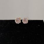 Gold Choker with Statement Multi Color Crystal Flower Pendant Photo 4