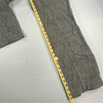 Sundance  Linen Blend Pants Womens 2 Beige Black Striped Wide Leg Trousers Photo 9