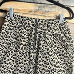 Topshop  Moto Tan Cheetah Print Mini‎ Skirt Size 6 Photo 3