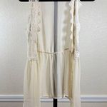 Cottagecore Soft Girl Vest M Bohemian Lace Festival Western Vintage Embroidered Size M Photo 0