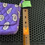 Vera Bradley  Purple Paisley Quilted Clutch Photo 7