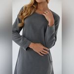 J. Jill Charcoal Long Sleeve Dress Gray Size XS Photo 2