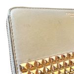 Coach Legacy Studded Accordion Parchment Leather Zip Wallet #F50467 Photo 7