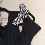 Relativity  dress ribbon tie cold shoulder ribbed stretch small NEW NWT Photo 1