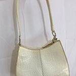 Liz Claiborne White Faux Alligator Skin Shoulder Bag Photo 2