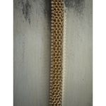 Vintage Kenneth Jay Lane KJL Goldtone Panther Link & Rhinestone Bracelet Gold Photo 3