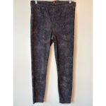 Spanx Women's Jeans-ish Black Gray Camo Ankle Jeans Leggings Stretch Moto Size L Photo 2