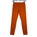 Athleta Leggings Womens M Orange Transcend Tight Activewear Gym Yoga Workout Photo 1
