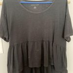 American Eagle Black Sheer Blouse Photo 0