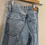 Denim Forum Light Blue Relaxed The 90s Danny High Rise Baggy Jeans Size 24 Photo 3