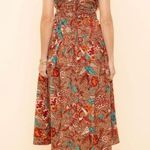 Ulla Johnson Olina tiered printed cotton-poplin midi dress Photo 2