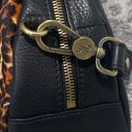 HOBO Sheila Genuine Calf Hair & Leather Leopard Satchel New with Tags Black Photo 3