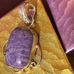 Amethyst Two 925  & Jasper Pendants Photo 6
