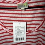 Anthropologie  Porridge Womens Tank Top Sz XS Striped Floral Cotton Linen Blend Photo 1