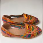UNBRANDED Sunflower Huarache Artesanal Mexican Sandals Handmade US Size 4 Tan Photo 4