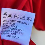 Princess Polly Womens Size 2 Lillie long puff sleeve red mini dress Photo 9