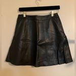 Joie  Maisel Lambskin Leather Mini Skirt - S Photo 7