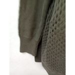 Vera Wang Simply Vera  Women Large Green‎ Hooded Sweater long sleeve open front Photo 2