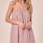 Boutique Pink Halter Neck Mini Dress Photo 1
