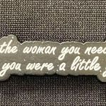 Enamel pin/magnet empowers you Black Photo 0