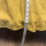 Evereve Dress Large Mustard Sleeveless Maxi Boho Tiered Ruffle Lightweight Photo 4