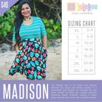 LuLaRoe  Outfit XXS Perfect T & S Madison Skirt Photo 3