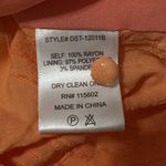 Skylar + Madison Top Womens Size Small Coral Orange Crop Top Puff Sleeves Photo 7