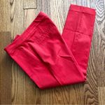Ralph Lauren Lauren RARE Double-Faced Stretch Cotton Red Pants Women’s Size 6 Photo 8