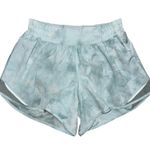 Lululemon Hotty Hot Shorts 4” Low Rise Lined Diamond Dye Blue Womens Sz 4 W7CCCT Photo 1
