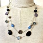 jules b beaded floating double strand necklace Photo 0