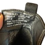 Dominique Nicole Womens Black Presley Ankle Boots Size 7M Lace Detail Faux Suede Photo 9