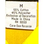 Bob Mackie Wearable Art Yellow Embroidered Shirt Vintage Button Down Retro Chic Size M Photo 7