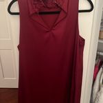 Tyche Maroon Dress Photo 2