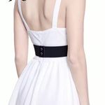 Hershine Black Gothic Lace Corset Belt Photo 2