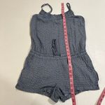 Aeropostale Aéropostale Blue Floral Romper Size Small Petite Adjustable Straps Summer Casual Photo 6