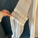 Sioni Milano White Lace Sleeve Pullover Women's Sweater | Size 1X Photo 2