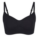 SKIMS  Seamless Sculpt Bralette Bra Black Onyx NWOT Size Small / Medium Photo 0