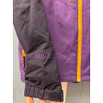 Magnus Outdoor Purple Gray Ski Jacket Hooded Waterproof SKI TECH Women's Size S Photo 4
