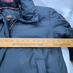 BASS OUTDOOR DISCOVERY PUFFER ZIP SNAP JACKET WOMENS LG BLACK PREOWNED Blue Photo 14