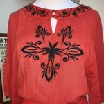 Chelsea and Violet  embroidered dress elastic waist Photo 1