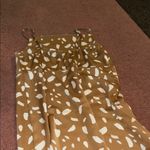 Old Navy Stylish Tan and White Women's Dress Photo 10