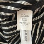 Madewell  Women's Fit & Flare Black & White Striped Short‎ Sleeve Dress Size L Photo 10