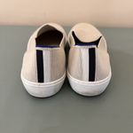 Rothy's The Sneaker Slip on Shoes in Sand With Blue Trim Women’s Size 7 Photo 4