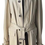 Coach 1941 Vintage Tan Single Breasted Belted Long Cotton + Leather Trench Coat Photo 0