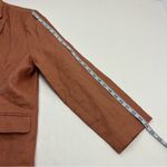 Bardot  100% Linen Oversized Blazer Terracotta Long Sleeve Womens SZ US 10 XL NEW Photo 10