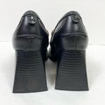 Sam Edelman  New York Quincy Black Leather Horse Bit Square Heeled Loafers Photo 3