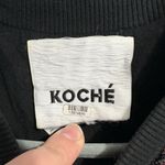 Koche Football Sequin Tee Shirt Dress Women’s 38 / US 6 Glam Sparkle Rocker RtR Silver Photo 6