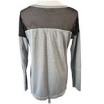 Zella Z By  Long Sleeve‎ Athletic Top
Mesh Striped Gray Black Small Photo 2