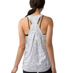 Lululemon Essential Pleated Racerback Tank Tiger Space Dye Black White Grey 6 Photo 3